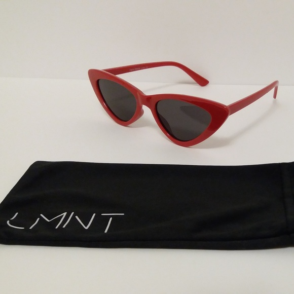 LMNT Accessories - LMNT 2018 MADONNA C3 95112 RED CAT EYE SUNGLASSES